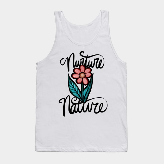 Nurture Nature Blooming Flower Tank Top by bubbsnugg